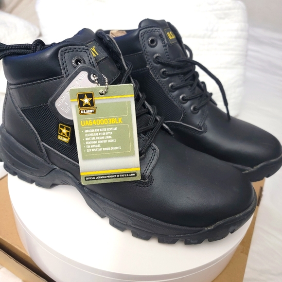 U.S. Army Official Licensed Product Black Tactical/Uniform/Work Boots Size 10 - Picture 4 of 16